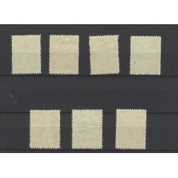 Ned. Indie BK1-7  Brandkast 1921  MH/ongebr  CV 300 €