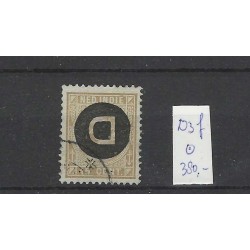 Dutch East Indies D3f Official KOP-staand  VFU/used  CV 380 € keurstempeltje Hekker