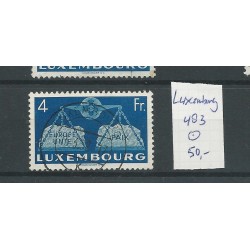 Luxembourg 483  Europäise Einigung 4Fr  VFU/used   CV 50 €