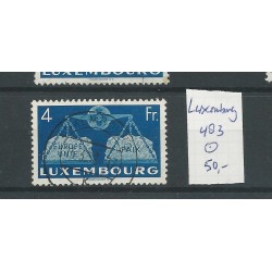 Luxemburg 483  Europäise Einigung 4Fr  VFU/gebr   CV 50 €