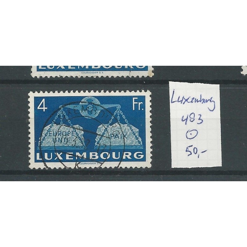 Luxembourg 483  Europäise Einigung 4Fr  VFU/used   CV 50 €
