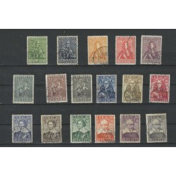 Curaçao 104-120 GEZAG-set  VFU/used  CV 273 € EXTREMELY FINE !!
