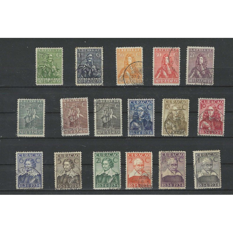 Curacao 104-120 GEZAG-serie VFU/gebr CV 273 € PRACHT !! Curacao 104-120 GEZAG-serie VFU/gebr CV 273 € PRACHT !!