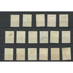 Curaçao 104-120 GEZAG-set  VFU/used  CV 273 € EXTREMELY FINE !!