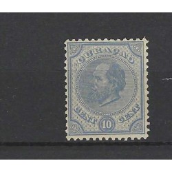 Curacao 4H  Willem III 1873  MH/ongebr  CV 100 €