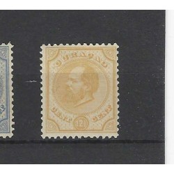 Curacao 5H  Willem III 1873  MH/ongebr  CV 160 €