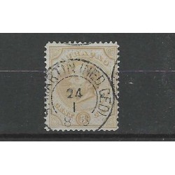 Curaçao 2B Willem III 1873 "St Martin (Ned Ged" VFU/used  CV 150+ € EXTREMELY FINE !!