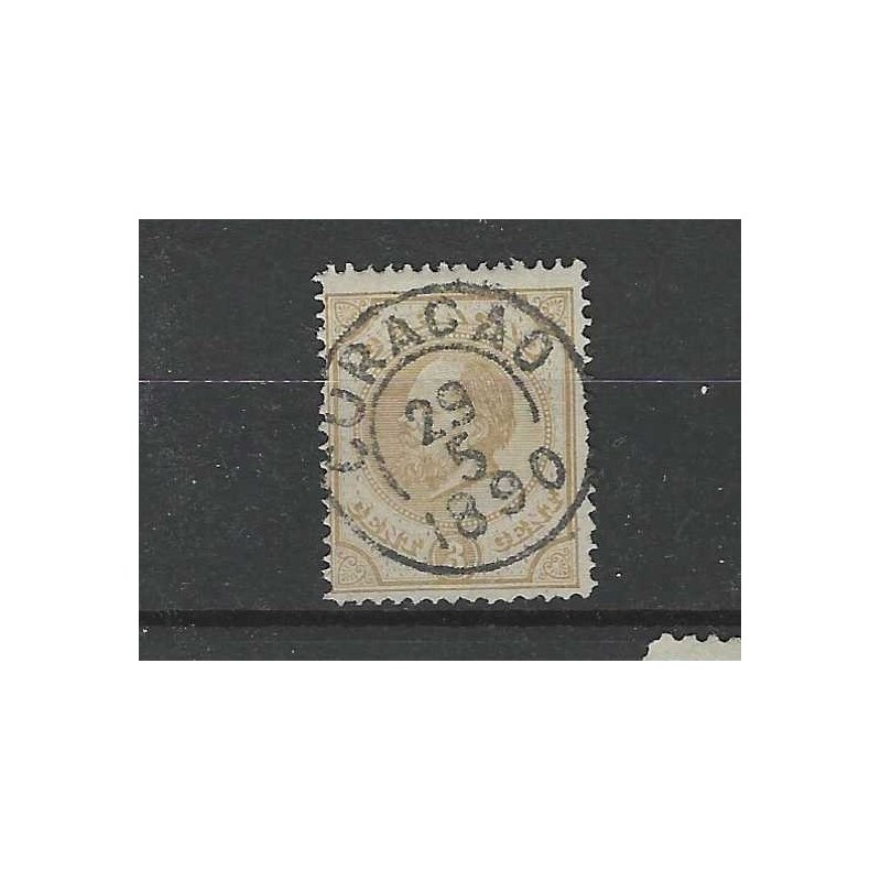 Curacao 2B Willem III 1873 "Curacao 1890" VFU/gebr CV 150+ € PRACHT !! Curacao 2B Willem III 1873 "Curacao 1890" VFU/gebr CV 150+ € PRACHT !!