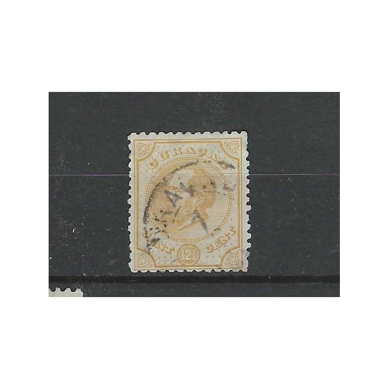 Curacao 5G Willem III 1873 VFU/gebr CV 75+ € PRACHT !! Curacao 5G Willem III 1873 VFU/gebr CV 75+ € PRACHT !!