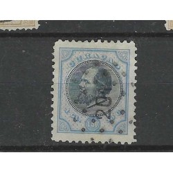 Curacao 11F Willem III 1873 VFU/gebr  CV 135+ € PRACHT !!