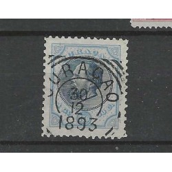 Curaçao 11F Willem III 1873 VFU/used  CV 135+ € EXTREMELY FINE !!