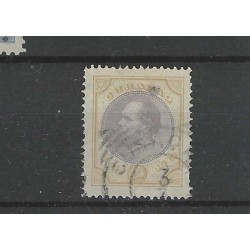 Curaçao 12aB Willem III 1873 VFU/used  CV 60+ € EXTREMELY FINE !!