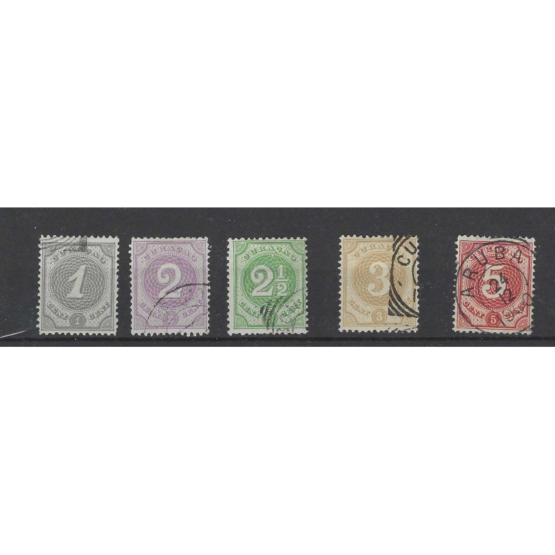 Curaçao 13-17 Numeral VFU/used CV 22,50 €