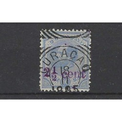 Curacao 24  Hulpzegel  VFU/gebr CV 15 €