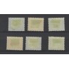 Curaçao  29-34  Numeral MH/unused CV 100 €Extremely fine !!
