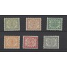 Curaçao  29-34  Numeral MH/unused CV 100 €Extremely fine !!