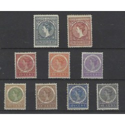 Curacao  35/41, 42/43 Wilhelmina  MH/ongebr CV 345 € Pracht !!