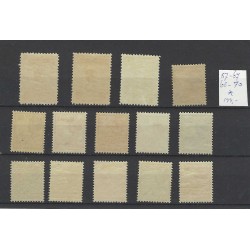 Curaçao  57/67, 68/70 Wilhelmina  MH/unused CV 144 € Extremely fine !!