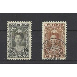Curacao 75-81 Wilhelmina 1923  VFU/gebr CV 623 €