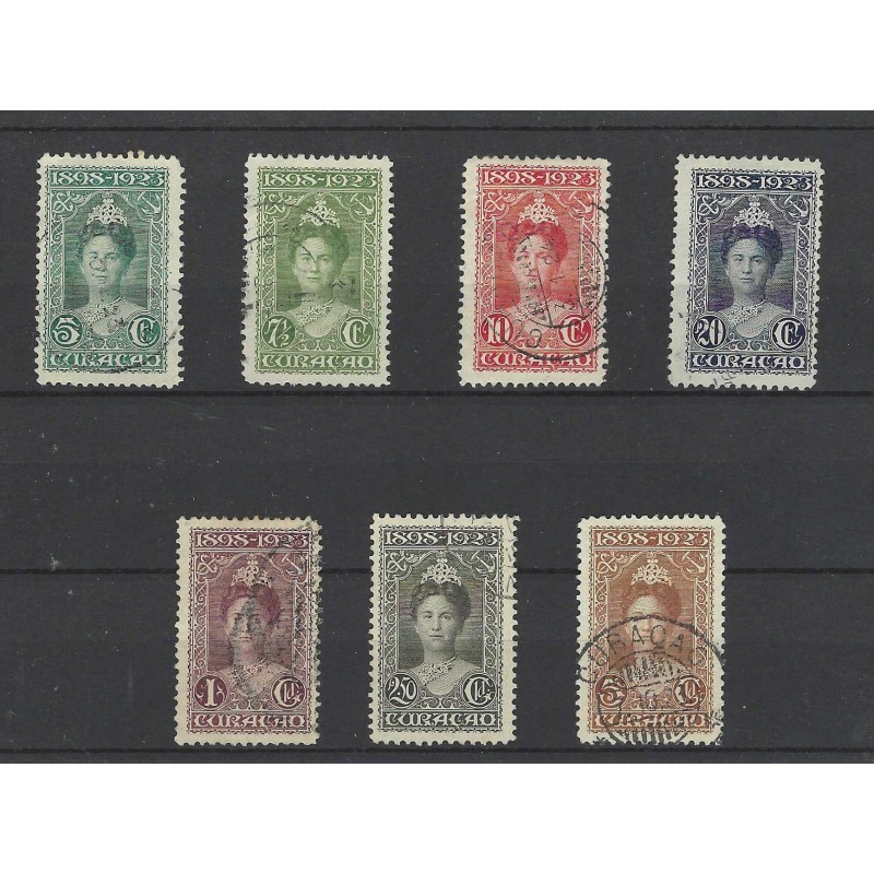 Curacao 75-81 Wilhelmina 1923 VFU/gebr CV 623 € Curacao 75-81 Wilhelmina 1923 VFU/gebr CV 623 €