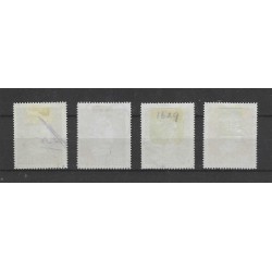 Curacao 178-181  Wilhelmina Konijnenburg  VFU/gebr CV 628 € certificaat !!