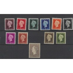 Curacao 185-195  Wilhelmina  MNH/postfris CV 118 €