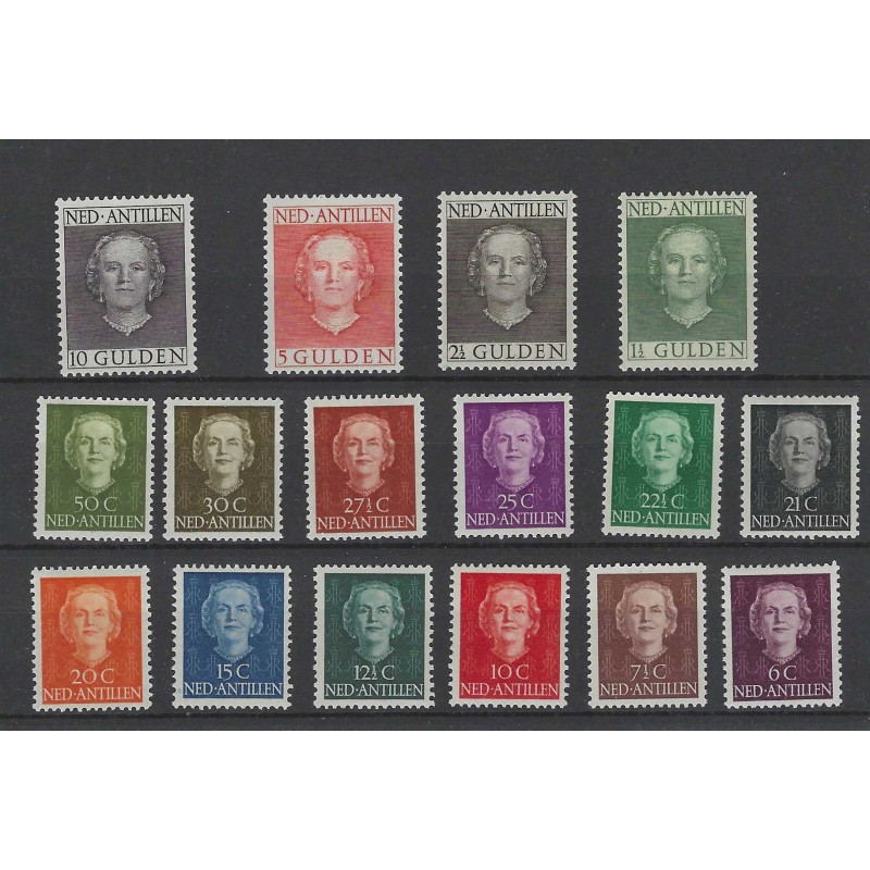 Curaçao 218-229, 230-233  Juliana Hartz  MNH CV 510 €