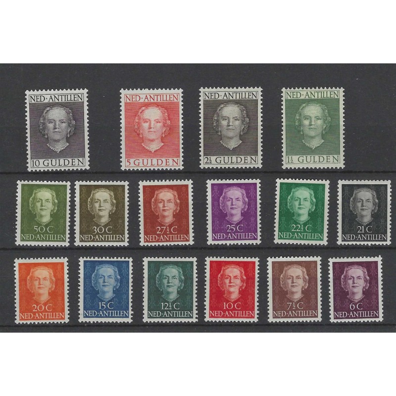 Curacao 218-229, 230-233 Juliana Hartz MNH/postfris CV 510 € Curacao 218-229, 230-233 Juliana Hartz MNH/postfris CV 510 €