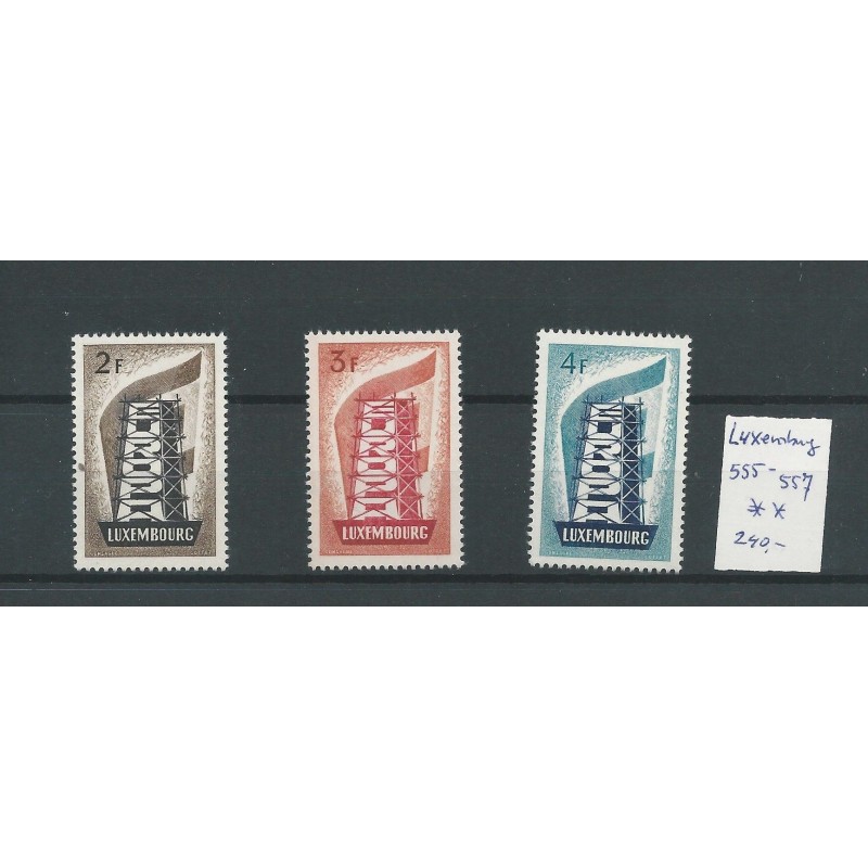 Luxemburg 555-557  Europa  1956  MNH/postfris   CV 240 €