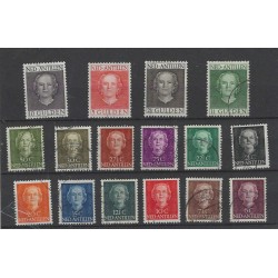 Curacao 218-229, 230-233 Juliana Hartz  VFU/gebr CV 118 €