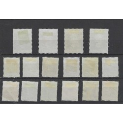 Curaçao 218-229, 230-233 Juliana Hartz  VFU/used CV 118 €