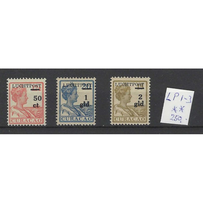 Curacao LP1-3 Luchtpost 1929 MNH/postfris CV 250 € Curacao LP1-3 Luchtpost 1929 MNH/postfris CV 250 €