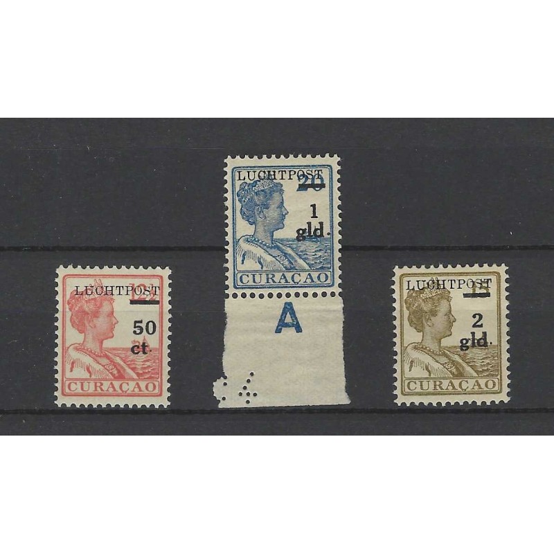 Curacao LP1-3 Luchtpost 1929 MNH/postfris CV 250 € Curacao LP1-3 Luchtpost 1929 MNH/postfris CV 250 €