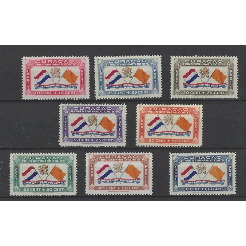 Curacao LP18-25 Luchtpost Bernhardfonds MNH/postfris CV 320 € Curacao LP18-25 Luchtpost Bernhardfonds MNH/postfris CV 320 €