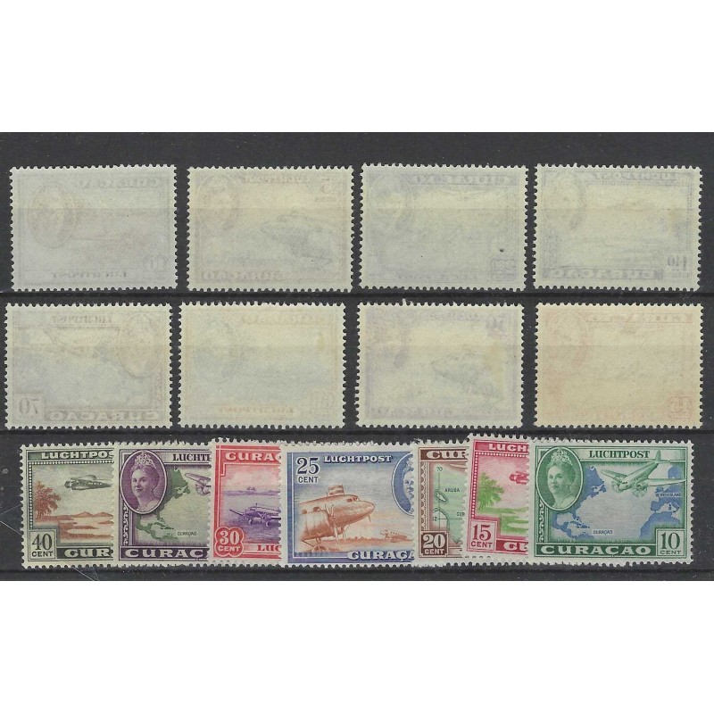 Curacao LP26-40 Luchtpost  Wilhelmina MNH/postfris CV 200 €