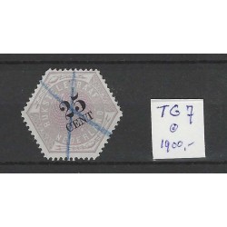 Nederland TG7 Telegram 25ct  VFU/gebr CV 1900 €