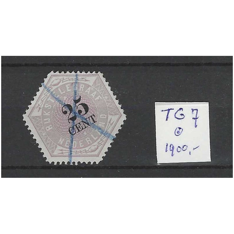 Nederland TG7 Telegram 25ct VFU/gebr CV 1900 € Nederland TG7 Telegram 25ct VFU/gebr CV 1900 €