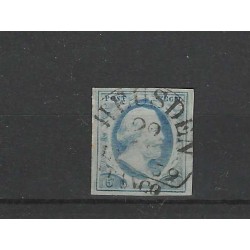 Nederland 1 Willem 1852 "HEUSDEN-B" VFU/gebr CV 160+ €  stempel !!