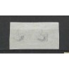 Nederland 1 Willem 1852 paartje VFU/gebr CV 200 €