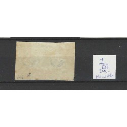 Nederland 1 Willem 1852 RAND-paartje VFU/gebr CV 200+ €
