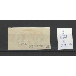 Nederland 2 Willem 1852 paartje "TIEL-C" VFU/gebr CV 230+ €