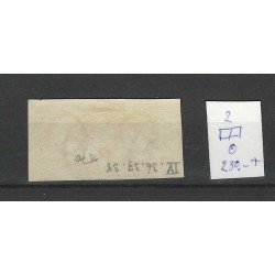 Nederland 2 Willem 1852 paartje "TIEL-C" VFU/gebr CV 230+ €