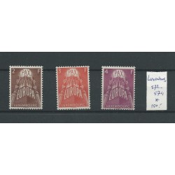 Luxemburg 572-574  Europa 1957 MH/ongebr   CV 150 €