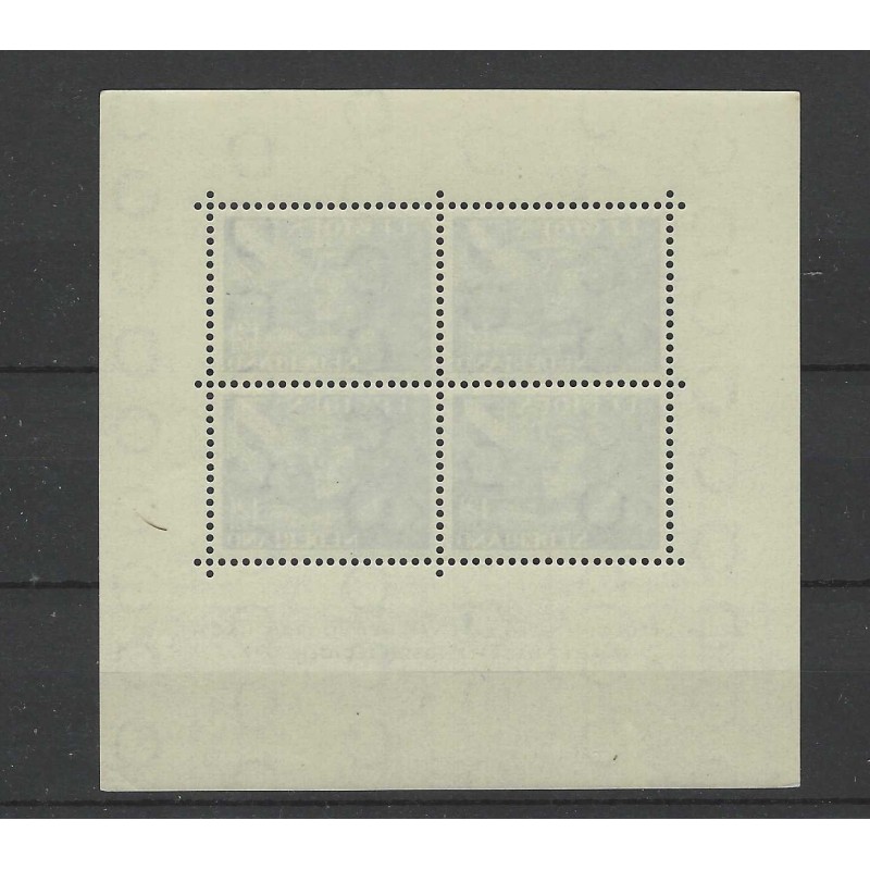 Netherlands V403B Varieteit Legioen block "Missende Perf" MNH CV 150 €