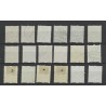 Netherlands R1-18 Two-sided syncopated perforation z. wm. VFU/used  CV 360 €