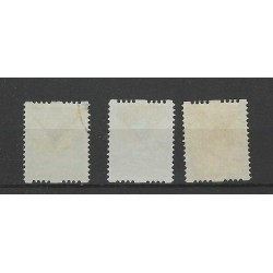 Netherlands R71-73 Syncopated perforation Child Welfare 1925 VFU/used  CV 150 €