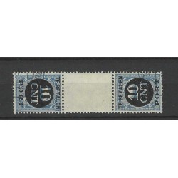 Netherlands P67a/b, P68a/b KEERDRUKKEN postage due  VFU/used  CV 395 € EXTREMELY FINE !!