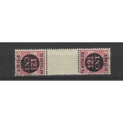 Netherlands P67a/b, P68a/b KEERDRUKKEN postage due  VFU/used  CV 395 € EXTREMELY FINE !!