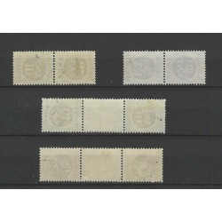 Nederland P67a/b, P68a/b KEERDRUKKEN port  VFU/gebr  CV 395 € PRACHT !!