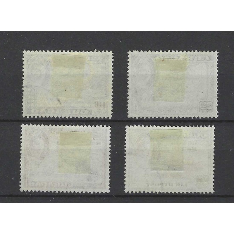 Curaçao LP41-44  Airmail  VFU/used CV 40 €